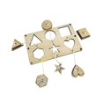 thumbnail image 3 of Tablero ocupado para niños Habilidad Material de bricolaje Accesorios de enseñanza Juguete artesanal de madera Educativo temprano para juguetes , Forma de geometrí Forma de geometría CUTICAT tablero ocupado, 3 of 8