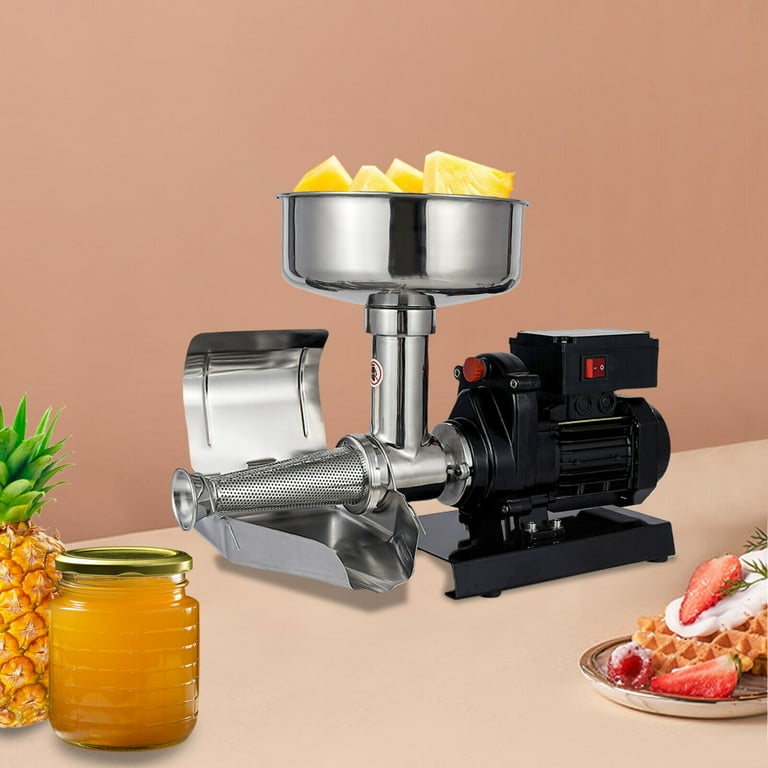 Electric Tomato Strainer 450W 110V Commercial Stainless Steel Food Milling Press Sauce Maker 50 Kg/H Pure Copper Motor