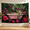 B, variant on XaaKee Tapestry Wall Hanging, Tropical Botanical Exotic Wildlife Leopard Vintage Tub, High-Quality Polyester Bedroom Tapestry, 60x40Inch
