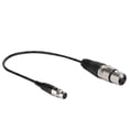 thumbnail image 2 of Hilitand AMONIDA Mini XLR Female To XLR Female Audio Cable 3pin For Cameras/SLRs Standard Microphone Connection, 2 of 8