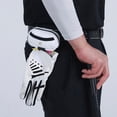 thumbnail image 4 of Bolsa de transporte de pelota para golf de material cuero para 2 pelotas para golf 3 camisetas Impermeable Portátil Ligero con Accesorios para golf El 11x6x7cm DYNWAVEMX  Estuche para pelota de golf, 4 of 7