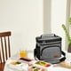 thumbnail image 3 of Bolsa térmica para almuerzo para hombre y mujer | Bolsa térmica reutilizable a prueba de fugas con correa ajustable | Gran capacidad para la oficina, senderismo y picnics, 3 of 4