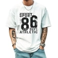 thumbnail image 2 of Oversized Men's T Shirt Summer New Trendy Fashion Sweatshirt Round Neck Pattern Tee 5XL, 2 of 4