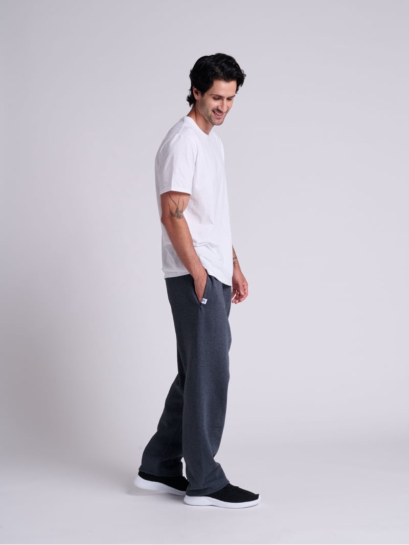 Russell Athletic Dri-Power – Pantaloni Tuta Uomo In Pile Con Tasche, Fondo Dritto (Navy, Large) - 2
