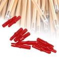 thumbnail image 1 of Archery  Nock, Plastic  Accessory  Nocks Replacement 100pcs  for ID 6.2mm Carbon Shafts Red, 1 of 7