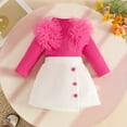 thumbnail image 7 of NIEWTR Toddler Baby Girl Outfit Long Sleeve Sweatshirts Sweatpants Clothes Set Girls Fall Winter 2PCS Toddler Girl Outfit For 1t 2t 3t 4t 5t 6t,18-24 Months, 7 of 7