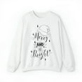 thumbnail image 2 of Merry And Bright Celebrate Christmas Unisex Heavy Blend Crewneck Sweatshirt, 2 of 7