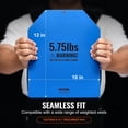thumbnail image 3 of Chalecos con pesas VEVOR de 2 x 2,6 kg, de acero, aptos para entrenamiento, 3 of 9