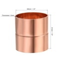 thumbnail image 2 of Uxcell Straight Copper Coupling Fittings, 1.5 Inch ID Welding Joint for HVAC Air Conditioner, Pack of 2, 2 of 5