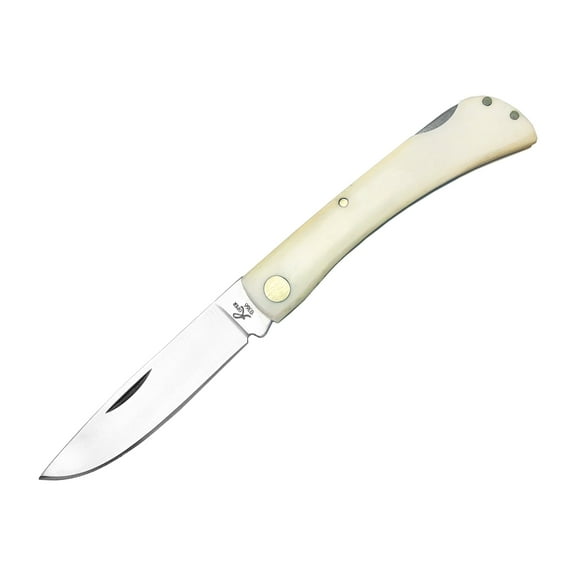 Roper Folding Lockback Tumbleweed White Bone Pocket Knife, 3.5"