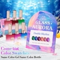thumbnail image 2 of Esmalte en gel Cat Eye Galaxy Verde Vidrio Double Rhythm 6 x 15 ml, 2 of 9