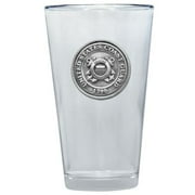 US Coast Guard Pint Glass by Heritage Metalworks