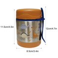thumbnail image 2 of 315ml/10.6oz Soup Thermo For Hot Food Kids Width Mouth Lunch Insulated Food Containers With Spoon Leak Proof Stainless Steel Food Jar For School, 2 of 11
