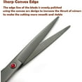 thumbnail image 6 of 7.0in Titanium Black Professional Pet Grooming Scissors Set,Straight & Thinning & Curved Scissors 4pcs Set for Dog Grooming,(Black), 6 of 9