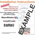 thumbnail image 5 of 2005 Toyota Solara Beam Wiper Blades Wipers w/1yr Warranty (Set of 2) (WiperBladesUSA), 5 of 5