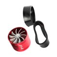 thumbnail image 3 of pitrice Air Intake Turbo Turbocharger Fuel Gas Saver Fan Red, 3 of 9