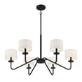 thumbnail image 5 of Trade Winds Lighting 6-Light Chandelier In Matte Black, 5 of 7