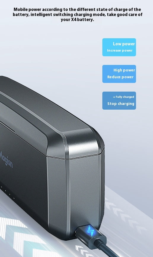 Fast Charging Power Bank for Insta360 X4 - Bigcan 7710mAh Portable PD3.0 USB-C Battery Pack, 20W Output for Sports Camera Mobile Phone iPad, Dual X4 Slot Backup Charger with Indicator