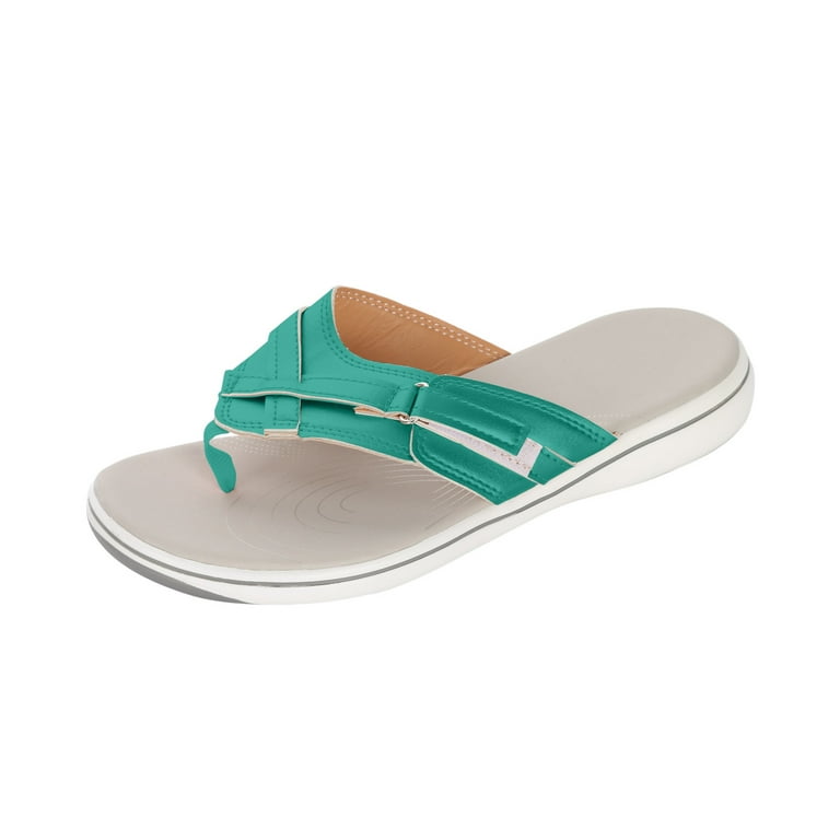 Flip Flops for Women Sale Clearance Leather Arch Support Ladies