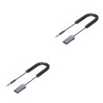 thumbnail image 4 of Thinsony Receiver 5.0 Adapter Hands-Free Car Kits AUX Audio 3.5mm Stereo Music Wireless Receiver For Car 2Set, 4 of 6