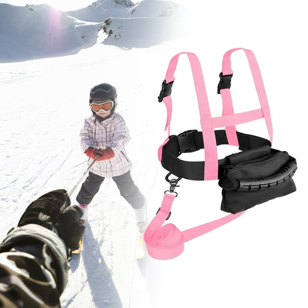 DQrwqpou Arnés Entrenamiento Snowboard para Seguridad Ajustable para (rosa)