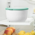 thumbnail image 2 of Oggi Mix, Store & Serve Bowl w/See-Thru Lid - 4 Qt, 4 Quart, White, 2 of 3