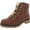 Brown Smooth, variant on Womens Maariah Faux Suede Lace Up Ankle Boots