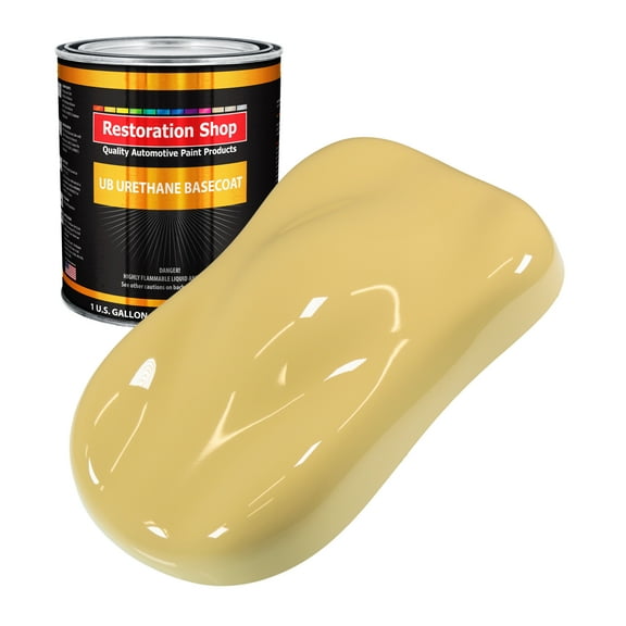 Springtime Yellow 1 Gallon URETHANE BASECOAT Car Auto Body Paint