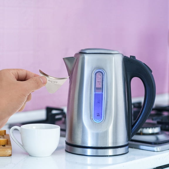 Topbathy Round Kettle Spout Cover with Universal Fit for Teapot Protection 5.90X3.00X0.60Cm 1Pack Silver