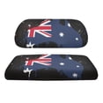 thumbnail image 2 of Pzuqiu Splatter-style Australian Flag Golf Cart Seat Cover Set - Breathable Stretch-Fit Protector | Compatible with Most 2-Seater Club Car, EZGO & Yamaha Carts, 2 of 9