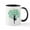 White/Black Inside, variant on CafePress - YOGA TREE POSE Mug - 11 oz Ceramic Mug - Novelty Coffee Tea Cup