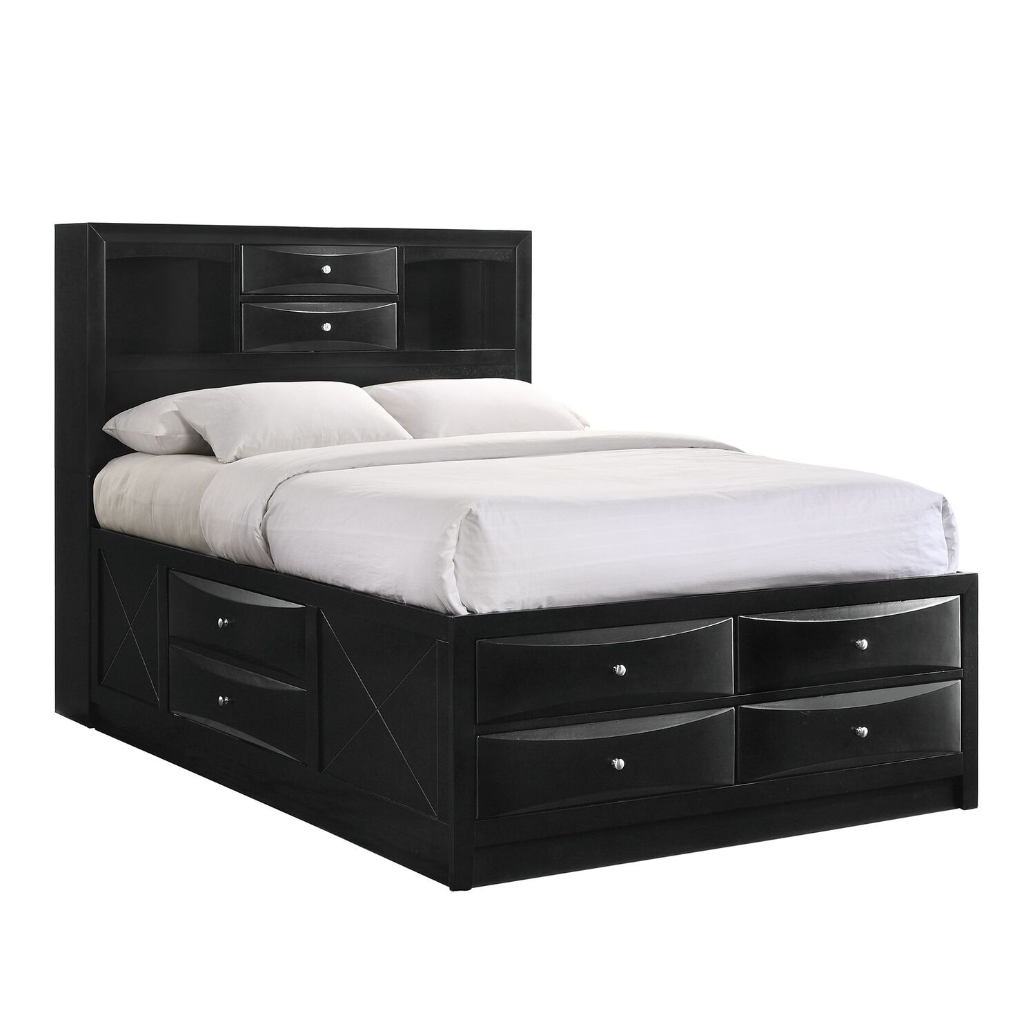 Picket House Furnishings Dana Queen 5PC Bedroom Set in Black