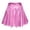 Pink, variant on Plus Size Mini Skirts for Women Pleated Ruffle High Waist Solid Color Short Skirt Club Wear Streetwear
