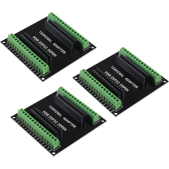3PCS ESP32 Breakout Board GPIO 1 into 2 Compatible with 30 Pins ESP32S ESP32 Development Board 2.4 GHz Dual Core WLAN WiFi   Bluetooth 2-in-1 Microcontroller ESP-WROOM-32 Chip for Arduino