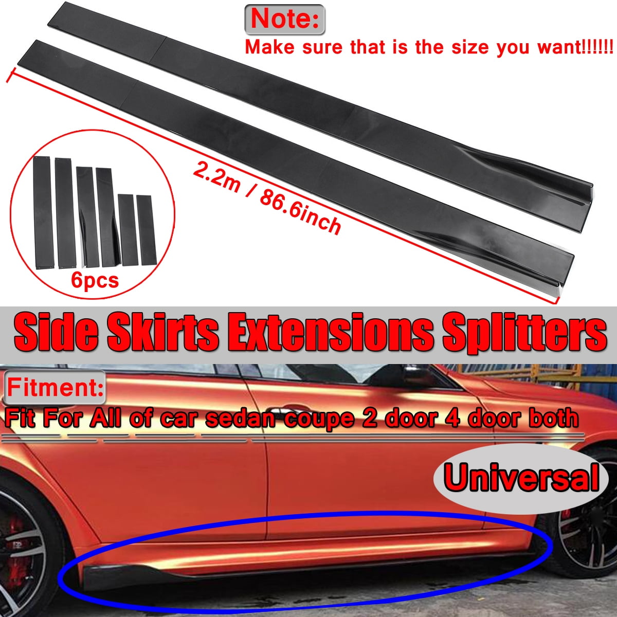 Corolla Rear Rocker Panel Extension 86.6