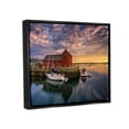 thumbnail image 3 of Stupell Docked Boats Marina Harbor Photography Landscape Photography Black Floater Framed Art Print Wall Art, 3 of 6
