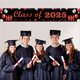 thumbnail image 1 of Letrero de graduación Clase de 2025 para jardín al aire libre | Gran banderola de poliéster negra y roja de 118.1x19.6in | Decoración para fiesta de graduación | Fondo para fotos | Fácil de colgar y, 1 of 7