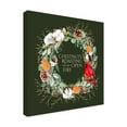 thumbnail image 2 of Tina Mitchell 'Christmas Chestnuts Roasting Wreath' Canvas Art, 2 of 3