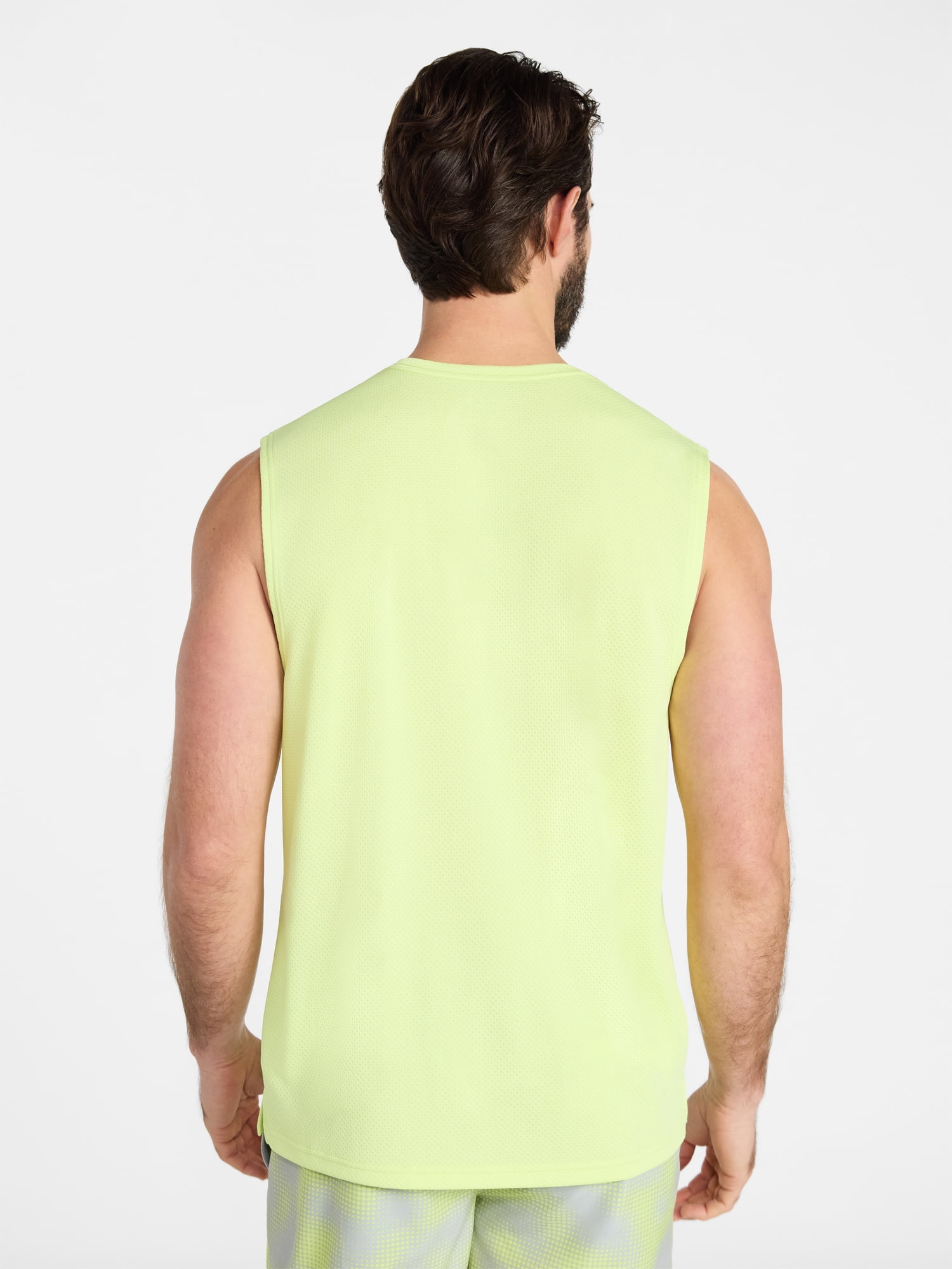 Athletic Works Men’s Sleeveless Mesh Muscle Tee, Sizes XS-5XL