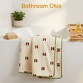 thumbnail image 4 of REGALWOVEN 1 Pack Thick Soft Coral Fleece Bath Towel with Cute Fruit Embroidery, Super Absorbent for Bathroom, Gym, Spa, Pool, Sports White 55" x 28", 4 of 7