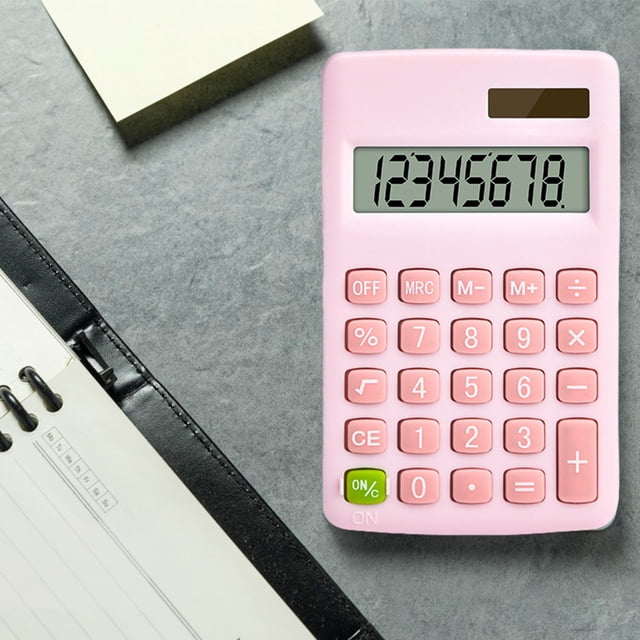Mlkoz Office Supplies, Solar Desktop Tablet Calculator Simples-thin 8-digit Screen Clear And Easy To Key Unreadable Office Student Business Gift Calculator, Birthday Gifts