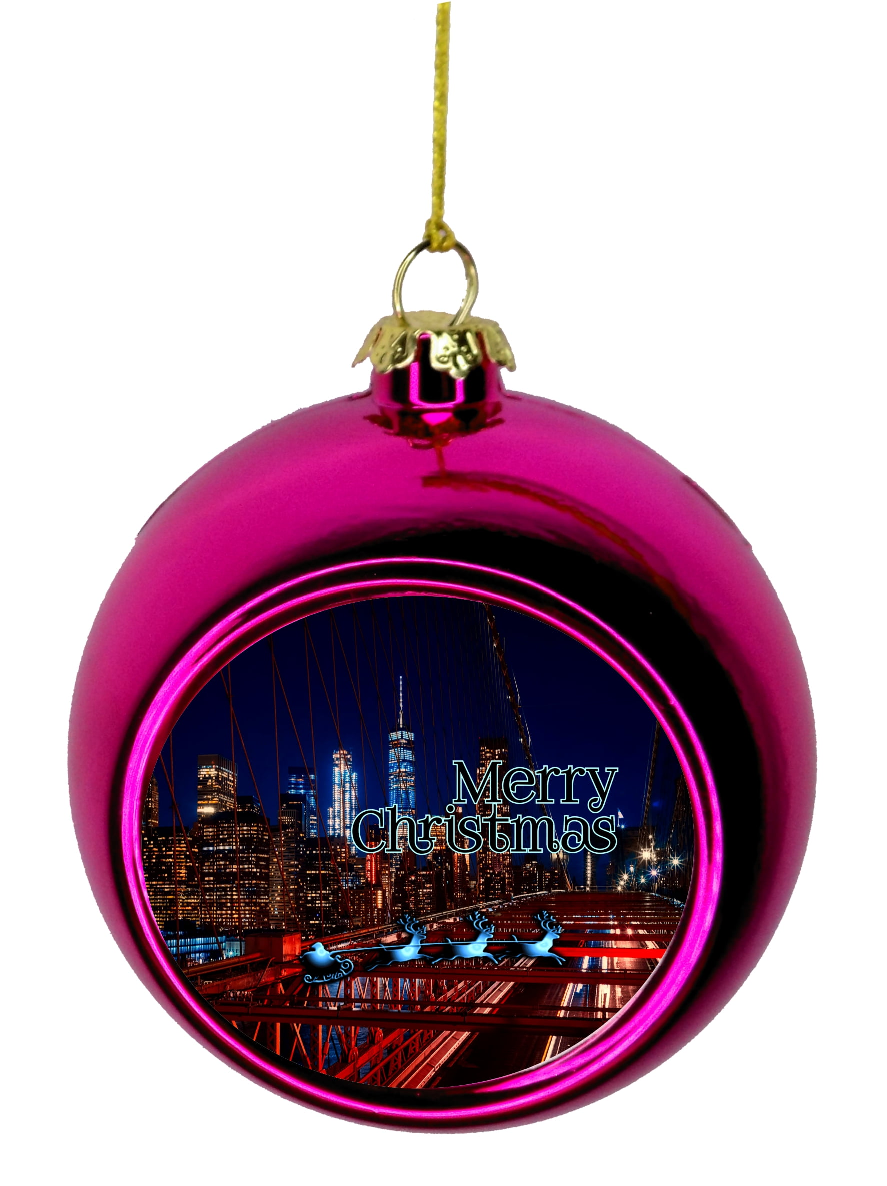 NYC Christmas Ornaments  New York City Christmas Ornament  Brooklyn