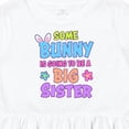 thumbnail image 4 of Inktastic Some Bunny is Going to Be a Big Sister with Bunny Ears and Flowers Girls Toddler Dress, 4 of 5