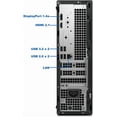 thumbnail image 3 of Dell Pro Slim QCS1250 SFF Desktop (Replaces OptiPlex SFF), Intel Ultra 7-265K, 32GB DDR5, 1TB NVMe SSD, WiFi 6E, BT, USB-C, HDMI/DP, Windows 11 Pro, Small Form Factor Business PC – Black, 3 of 8