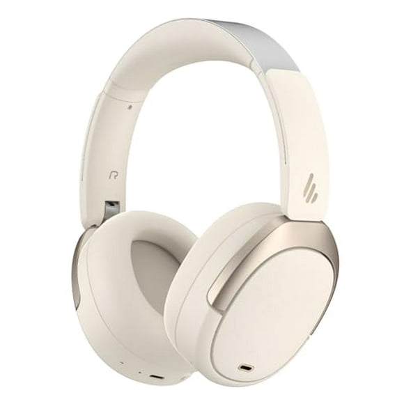Edifier W80 - Auriculares supraaurales con cancelación activa de ruido de -49 dB, LDAC AAC de alta resolución inalámbricos y con cable, llamada clara AI, carga rápida, conexión multipunto, Bluetooth V