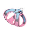 thumbnail image 1 of Decodeary Animaux de Compagnie Sangle de Poitrine Laisse Ensemble Réfléchissant Rembourré Formation Gilet de Randonnée Course Contrôle Sûr Harnais Animaux Licol Cadeaux Rose Bleu, 1 of 6