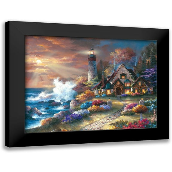Lee, James 14x12 Black Modern Framed Museum Art Print Titled - Guardian of Light