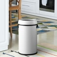 thumbnail image 6 of happimess Chuck Kitchen/Office 17.2-Gallon Open-Top Trash Can, Cotton White, HPM1015B, 6 of 10