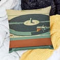 thumbnail image 2 of SHANXI Throw Pillow Cover Audio Music Design Throw Pillow Cases 12x12in, 2 of 5