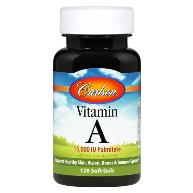 Carlson Labs - Vitamin A Palmitate 15000 IU - 120 Softgels